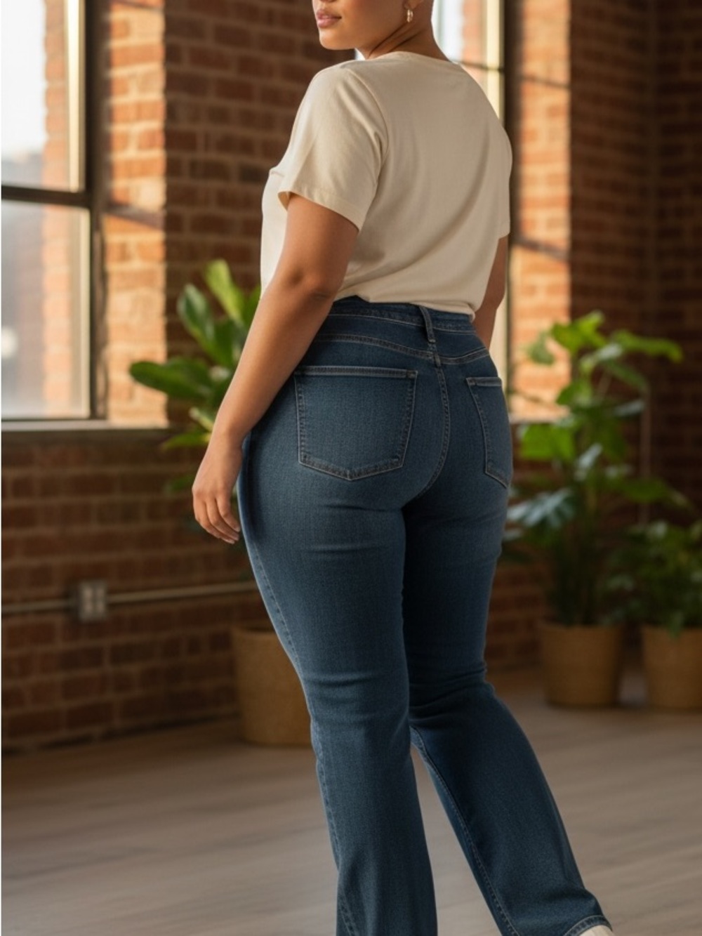 Torrid Mid-Rise Curvy Fit Women's Jeans - Dark Blue Plus Size 26 Long